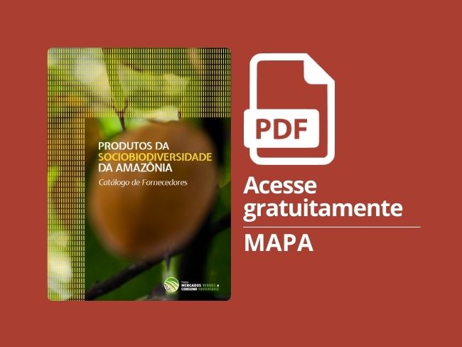 capa publicação produtos da sociobiodiversidade da amazônia