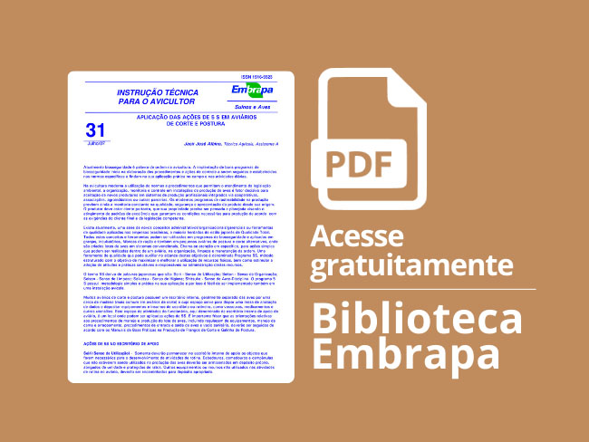 Aplicação das ações de 5S em aviários de corte e postura