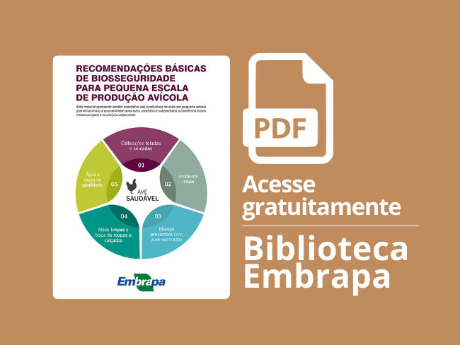 Recomendações básicas de biosseguridade para pequena escala de produção avícola