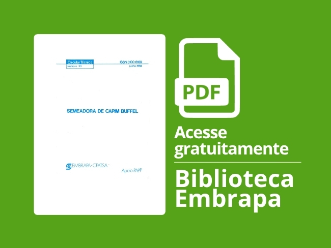 Publicação - Semeadora de capim buffel.