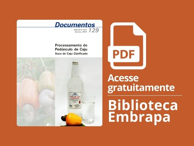 Processamento do Suco de Caju Clarificado