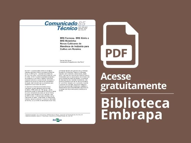 Comunicado Técnico BRS Formosa, BRS Kiriris e BRS Mulatinha