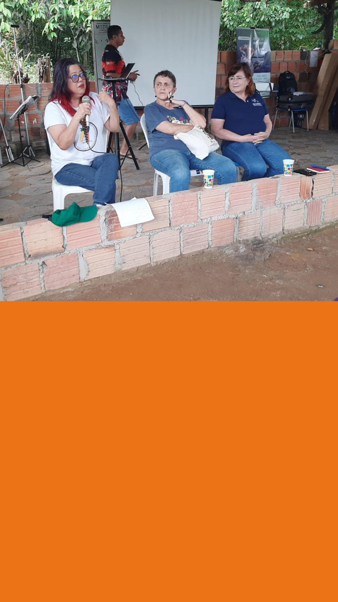 Roda de conversa com comunidade