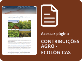 Contribuições agroecológicas de feijão em sistema de produção e práticas de manejo
