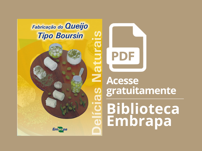 Card folder Fabricação do queijo tipo Boursin