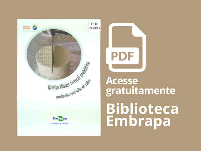 Card folder Queijo Minas frescal probiótico produzido com leite de cabra