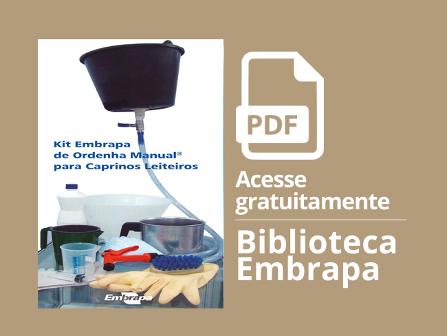 Card folder kit Embrapa de ordenha manual