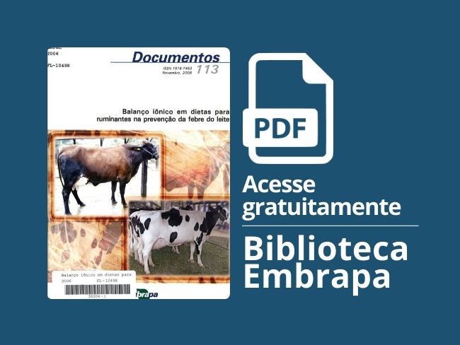 Balanço iônico em dietas para ruminantes na prevenção da febre do leite