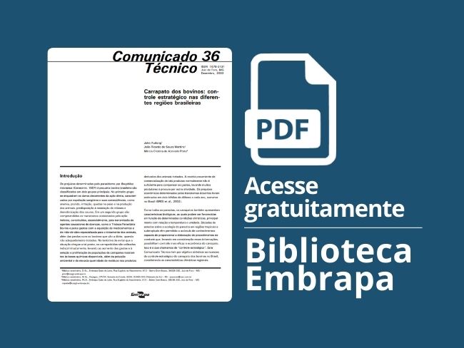Carrapato dos bovinos: controle estratégico nas diferentes regiões brasileiras
