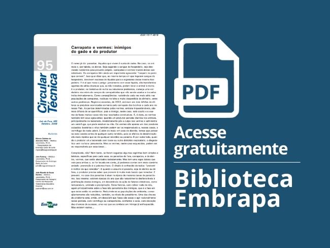 Carrapato e vermes: inimigos do gado e do produtor