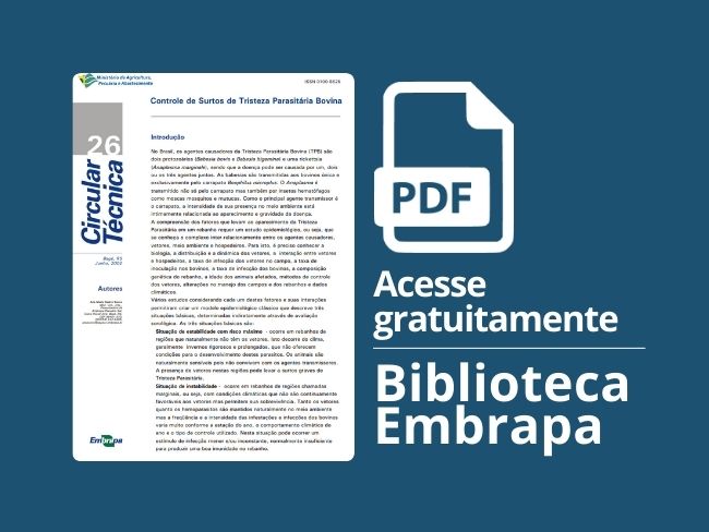 Controle de surtos de tristeza parasitária bovina
