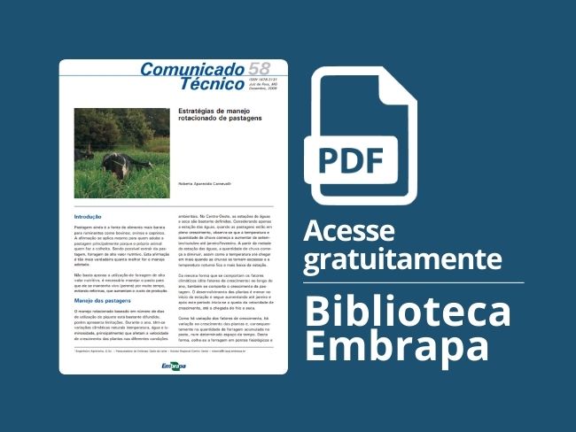 Estratégias de manejo rotacionado de pastagens