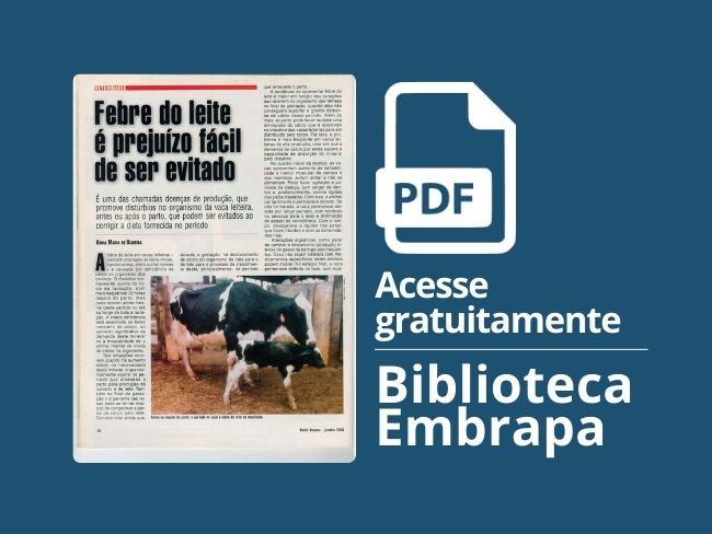 Febre do leite é prejuízo fácil de ser evitado