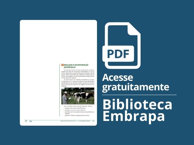 Realizar a escrituração zootécnica