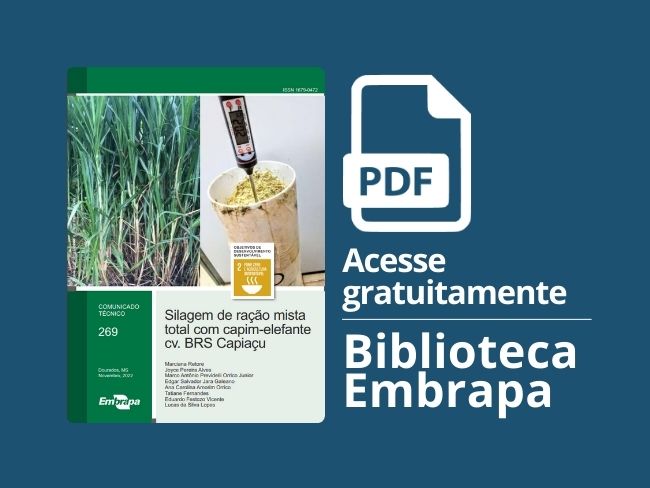 Silagem de ração mista total com capim-elefante cv. BRS Capiaçu
