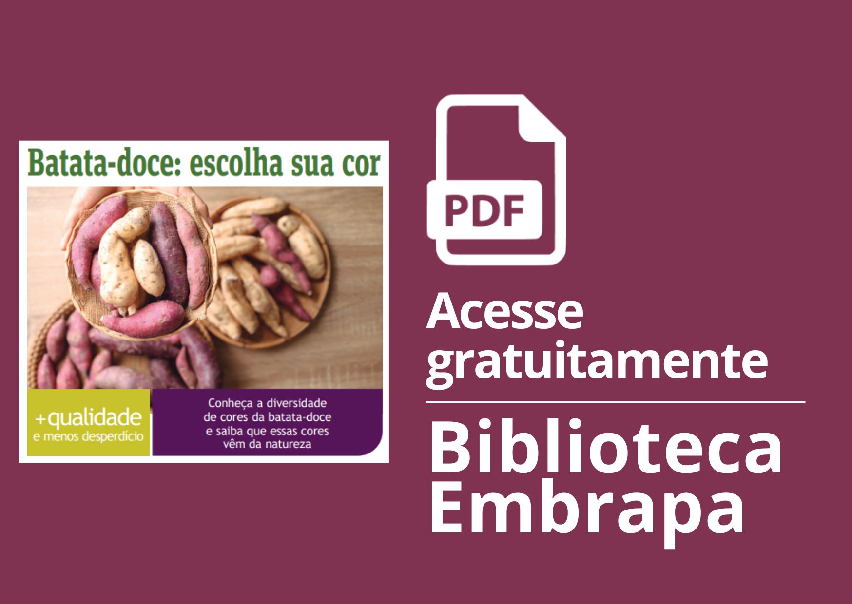 Batata-doce: escolha sua cor