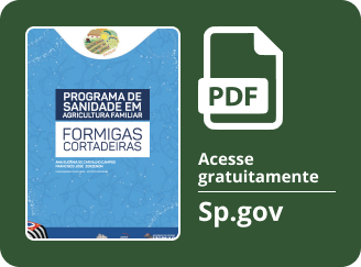 Capa publicações: Formigas cortadeiras - Programa de Sanidade em Agricultura Familiar