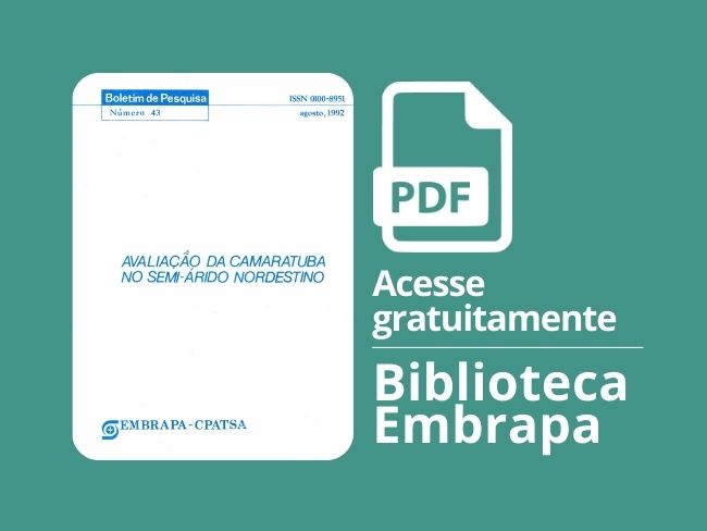 Avaliação da camaratuba no semiárido nordestino