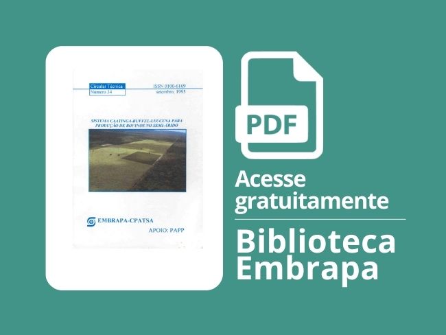 Sistema Caatinga-Buffel-Leucena para produção de bovinos no Semi-Árido