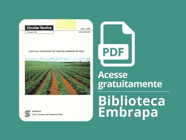Controle integrado de plantas daninhas em soja