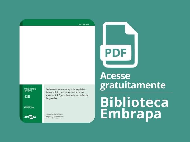 Softwares para manejo de espécies de eucalipto, em monocultivo e no sistema ILPF, em áreas de ocorrência de geadas.