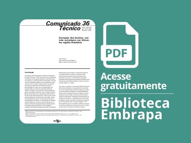 Carrapato dos bovinos: controle estratégico nas diferentes regiões brasileiras
