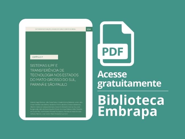 Sistemas ILPF nos Estados de Mato Grosso do Sul, Paraná e São Paulo