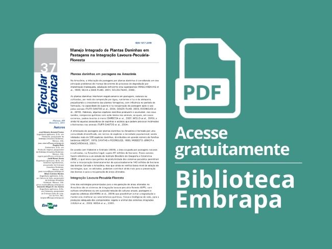 Manejo Integrado de Plantas Daninhas em pastagens na ILPF