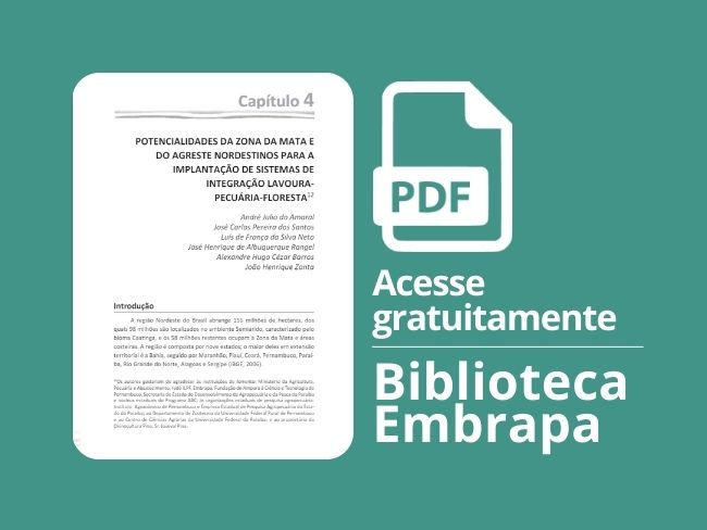 Potencialidade da Zona da Mata e do Agreste.