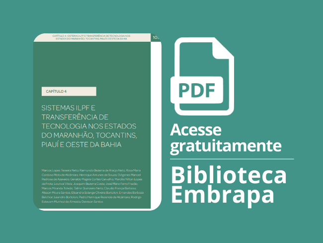 Sistemas ILPF e transferência de tecnologia no MATOPIBA